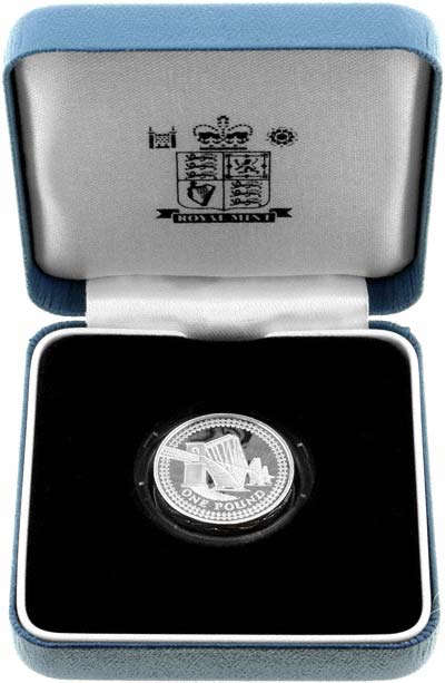 2004 Silver Proof One Pound Coin in Presentation Box