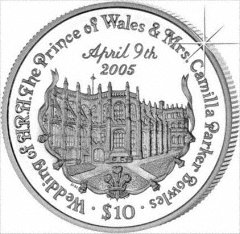Reverse of 2005 Sierra Leone Crown