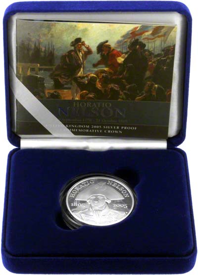 2005 Silver Proof Crown in Presentation Box