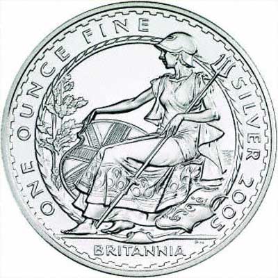 Reverse of 2005 Silver Britannia