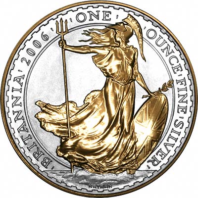 Reverse of 2006 Silver Britannia - Standing Design