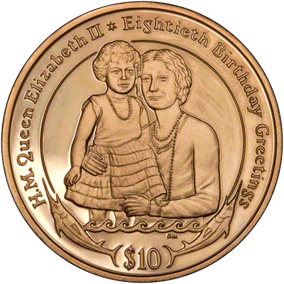 Reverse of 2006 British Virgin Islands Crown