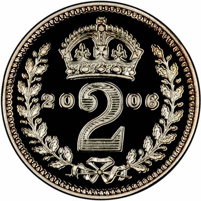Reverse of Silver Proof Maundy Threepence