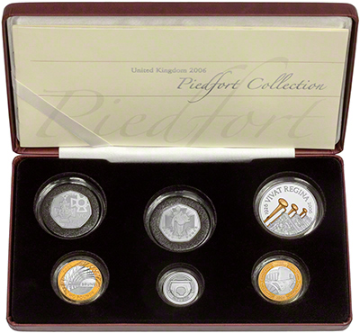 2006 Six Coin Piedfort Collection in Presentation Box