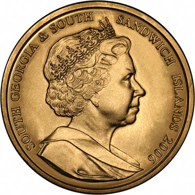 Obverse of 2006 South Georgia Silver Proof Crown