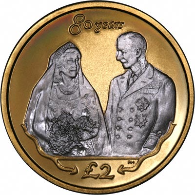 Reverse of 2006 South Georgia Silver Proof Crown