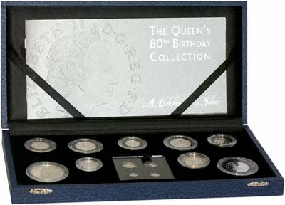 2006 Queen's 80th Birthday Silver Proof Set