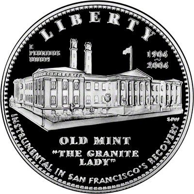 Obverse of 2006 San Francisco Old Mint Silver Dollar