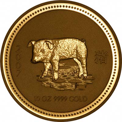 2000 Australian Year of the Dragon Gold Bullion Coin