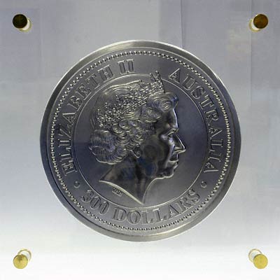 2007 Australian Year Of The Boar Ten Kilo Coin in Display Case