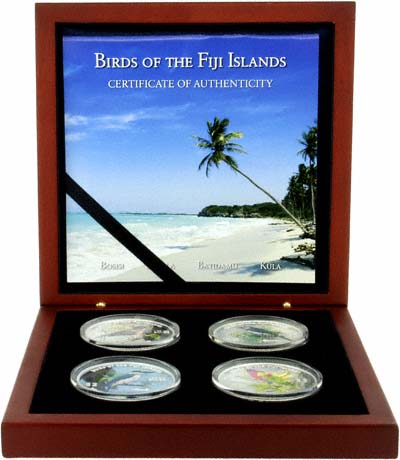 2007 Silver Proof Set - Birds of the Fiji Islands