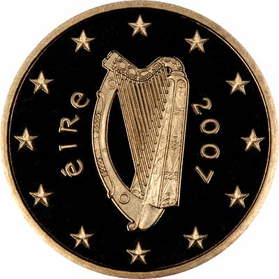 Obverse of 2007 Irish Fifty Cents
