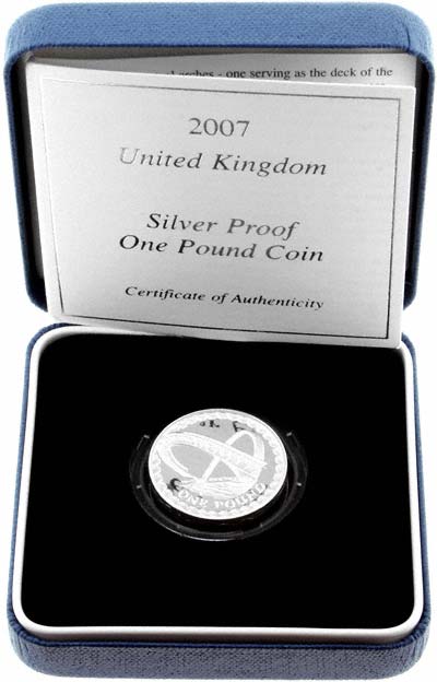 2007 Silver Proof One Pound in Presentation Box