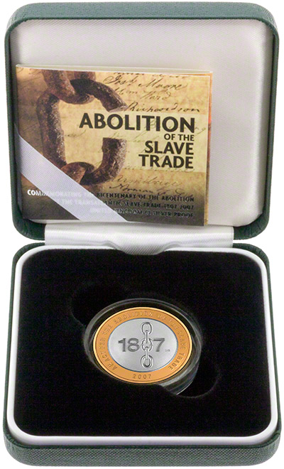 2007 Abolition of Slave Trade Two Pound Coin in Presentation Box