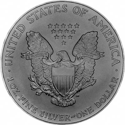 Reverse of One Ounce Silver Eagle