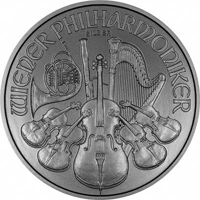 2008 Austrian One Ounce Silver Philharmonica