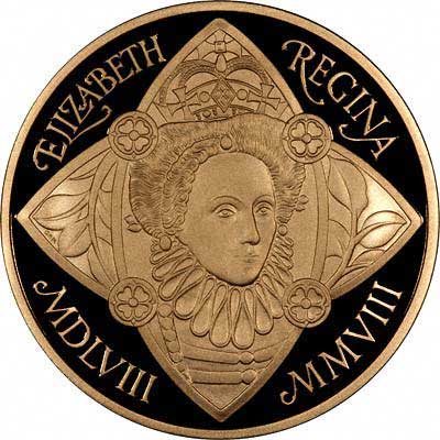 Obverse of Queen Elizabeth Five Pound Coin Coin of 1981