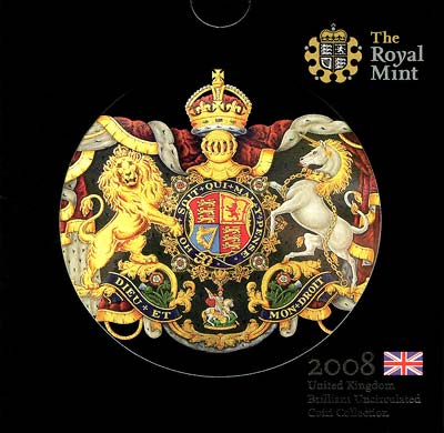 2008

 British Brilliant Uncirculated Mint Set in Folder