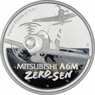 2008 Tuvalu Fighter Planes Of World War 2 Silver 5 Coin Proof Collection