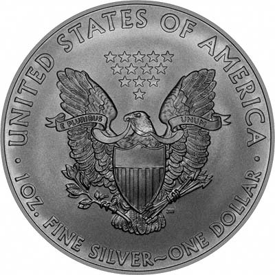 Reverse of One Ounce Silver Eagle