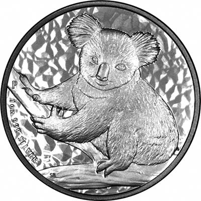 Reverse of 2009 One Ounce Australian Silver Koala