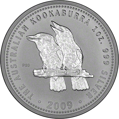 Reverse of 2006 Australian One Ounce Silver Kookaburra