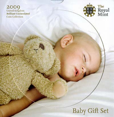 2009 Uncirculated 8 Coin Set in Special Baby Gift Pack