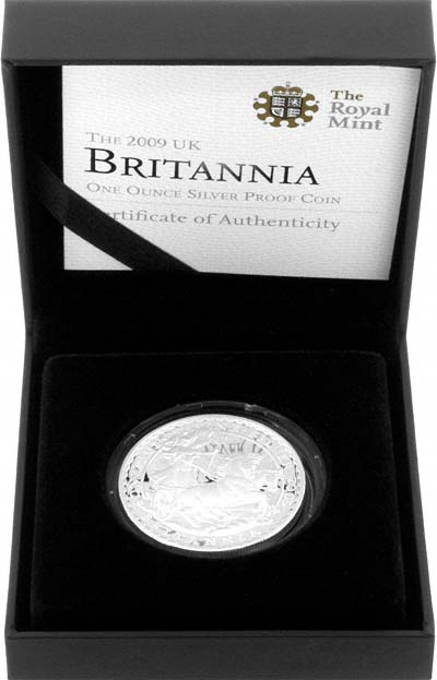 2009 Silver Proof Britannia in Presentation Box  
