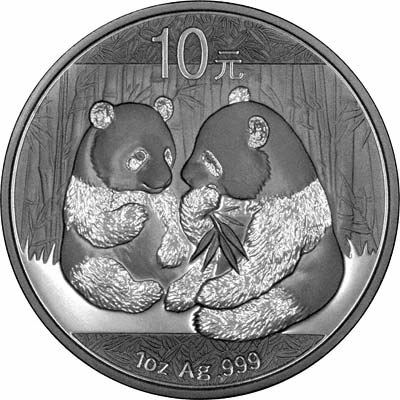 Reverse of 2009 Chinese Silver Panda