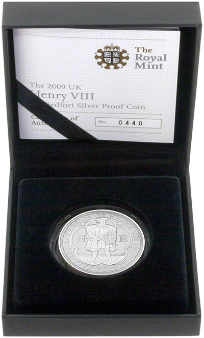 2009 Silver Piedfort Crown in Presentation Box