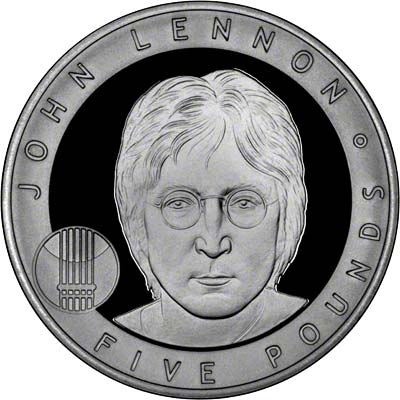 2010 John Lennon Five Pound Crown