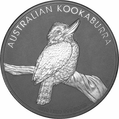 Reverse of 2010 Australian Silver Kookaburra