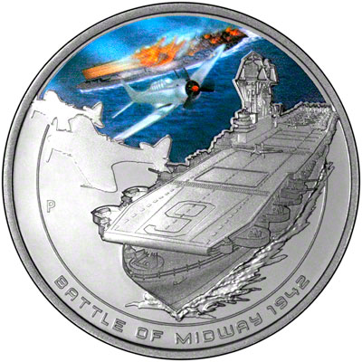 Reverse of 2010 Cook Islands Silver Proof One Dollar