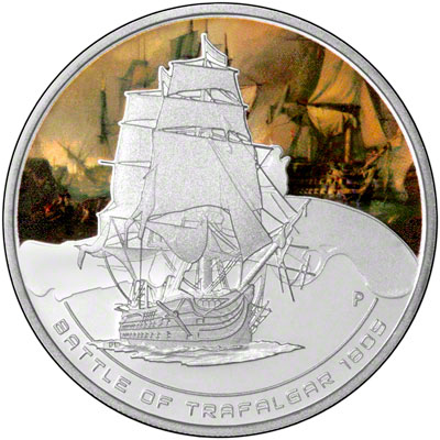 Reverse of 2010 Cook Islands Silver Proof One Dollar