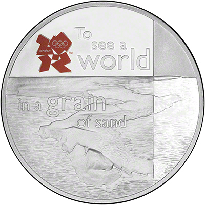  Reverse of 2010 Silver Proof £5 Crown