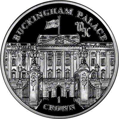 Reverse of 2010 Manx Silver Proof Crown