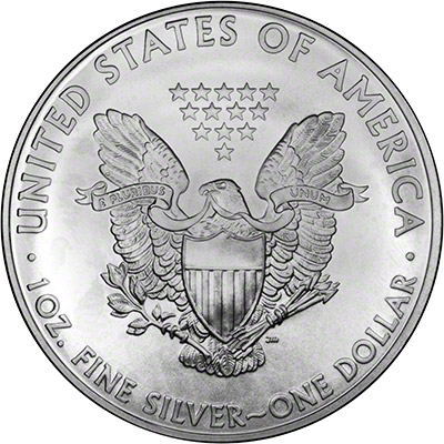 Reverse of 2010 American One Dollar Coin