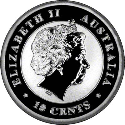 Obverse of 2011 Australian Silver Koala Tenth Ounce