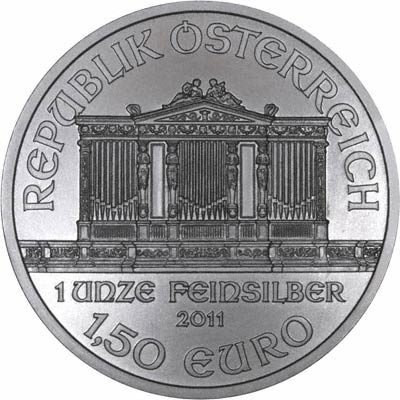 2011 Austrian One Ounce Silver Philharmonica