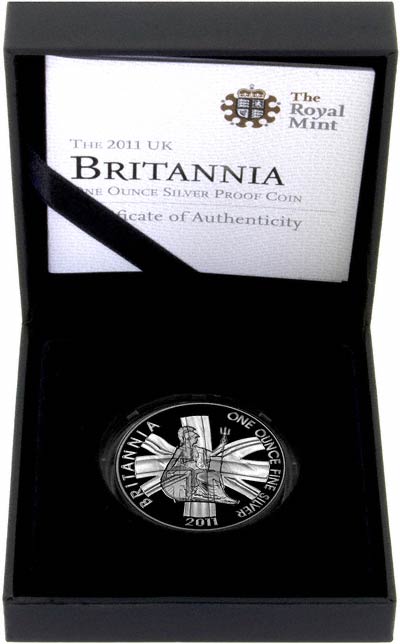 2011 Silver Proof Britannia in Presentation Box