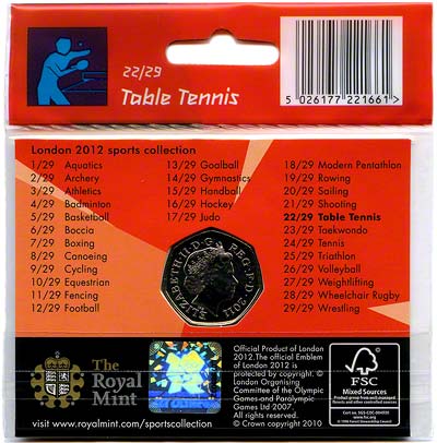   2012 Sports Collection - Table Tennis