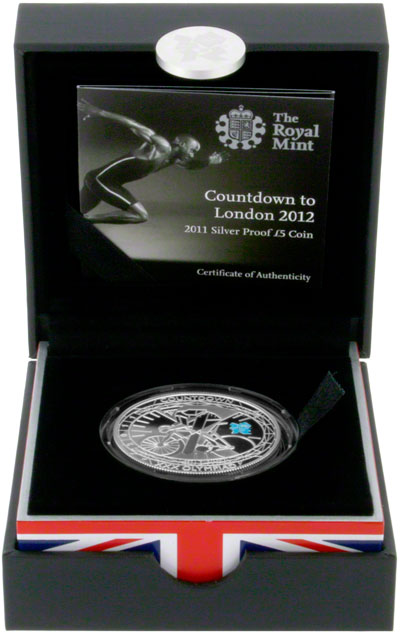 2011 Olympic Countdown Five Pound Crown in Presentation Box