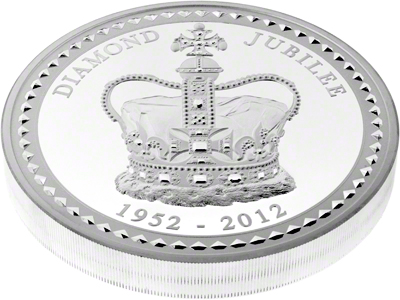 2012 Australian Diamond Jubilee One Kilo Silver Coin - Alternative View