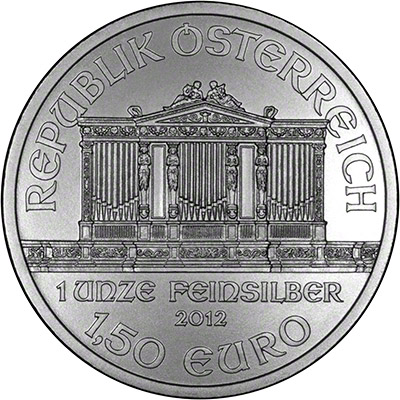 2012 Austrian One Ounce Silver Philharmonica