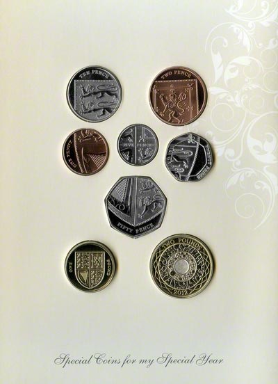 2012 Uncirculated 8 Coin Set in Special Baby Gift Pack