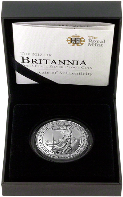 2012 Silver Proof Britannia in Presentation Box