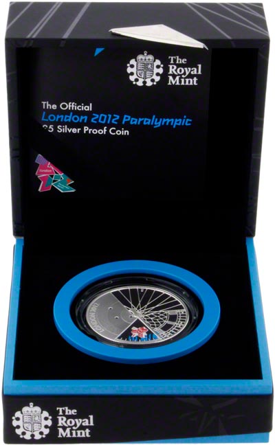 2012 Paralympic Five Pound Crown in Presentation Box
