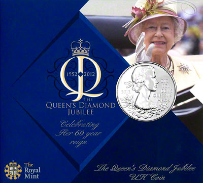 2012 Uncirculated Diamond Jubilee Crown Cover