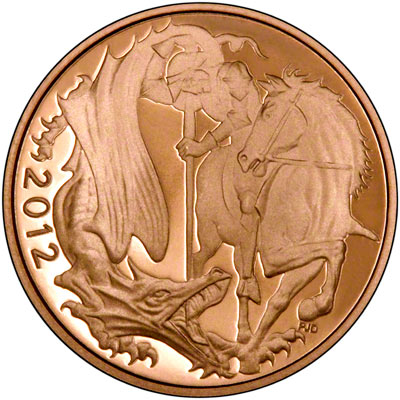Reverse of 2012 Gold Sovereign