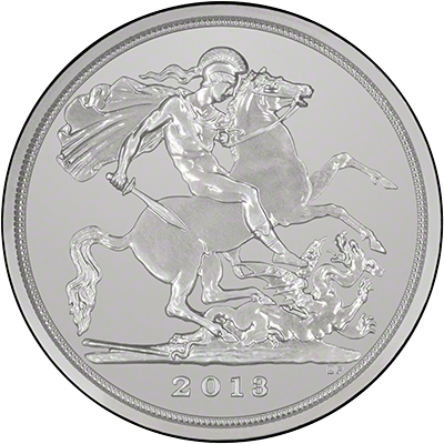 Reverse of Twenty Pound Coin